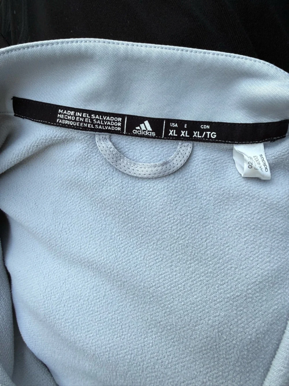 ADIDAS Aeroready Men's Team Issue Quarter Zip Light Grey Active Sweatshirt Sz XL